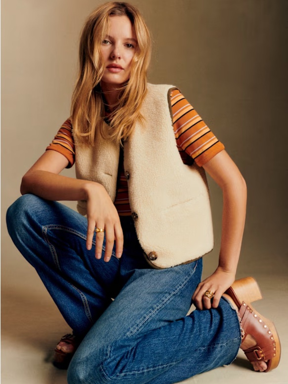 Sezane Balthazar Jacket, Ecru, US10